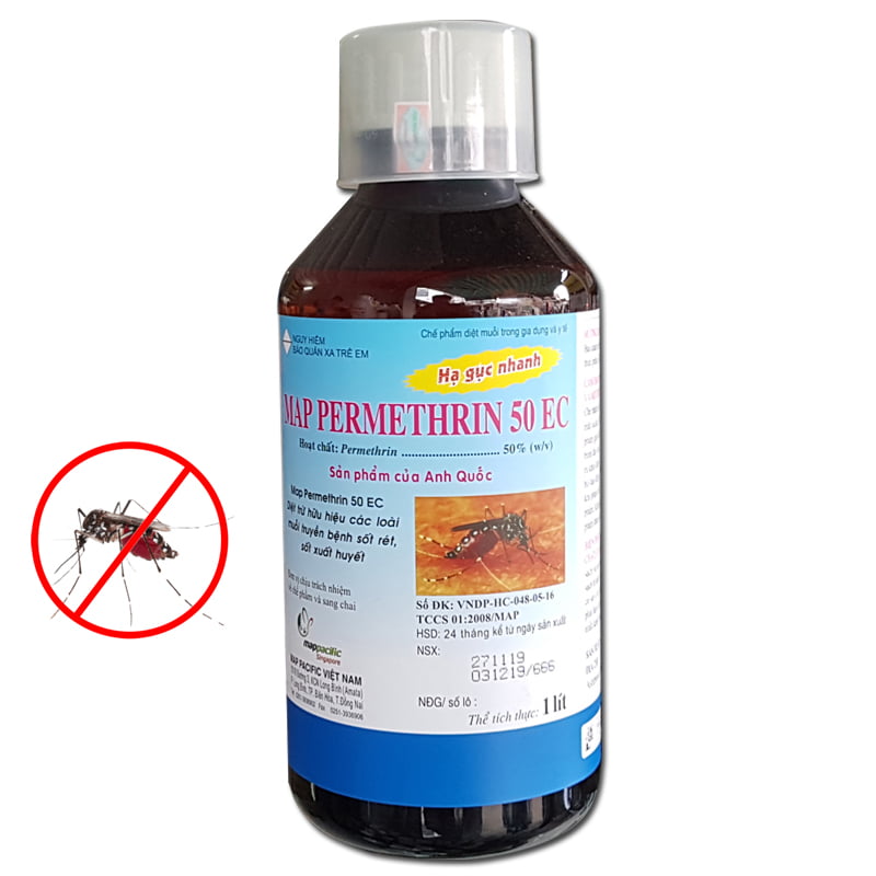 Thuốc diệt muỗi map permethrin 50EC