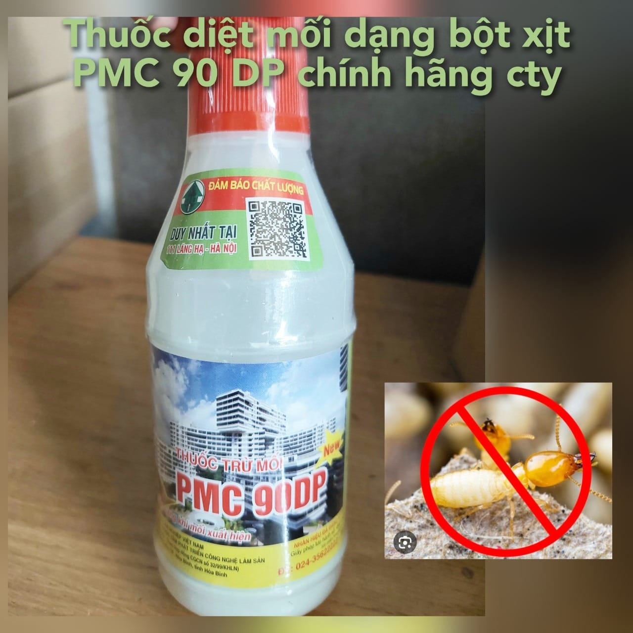 Chế phẩm diệt mối sinh học PMC 90DP sản xuất tại Việt Nam