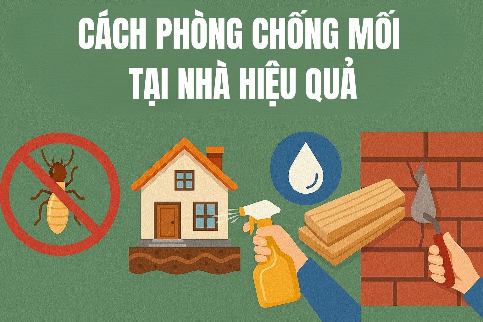 Phòng chống mối tại nhà – bảo vệ công trình và nội thất gỗ