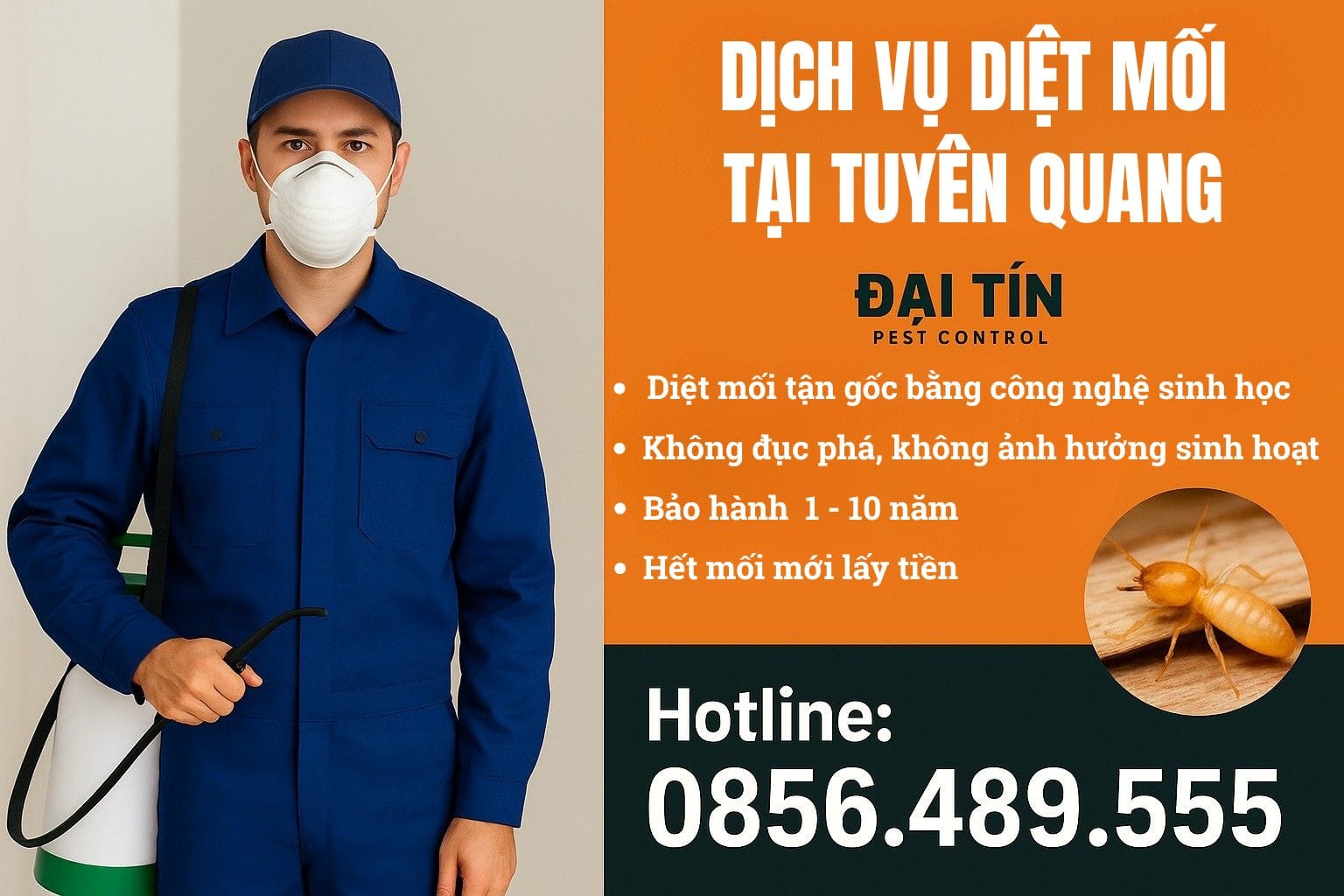 Dịch vụ diệt mối tại Tuyên Quang chuyên nghiệp