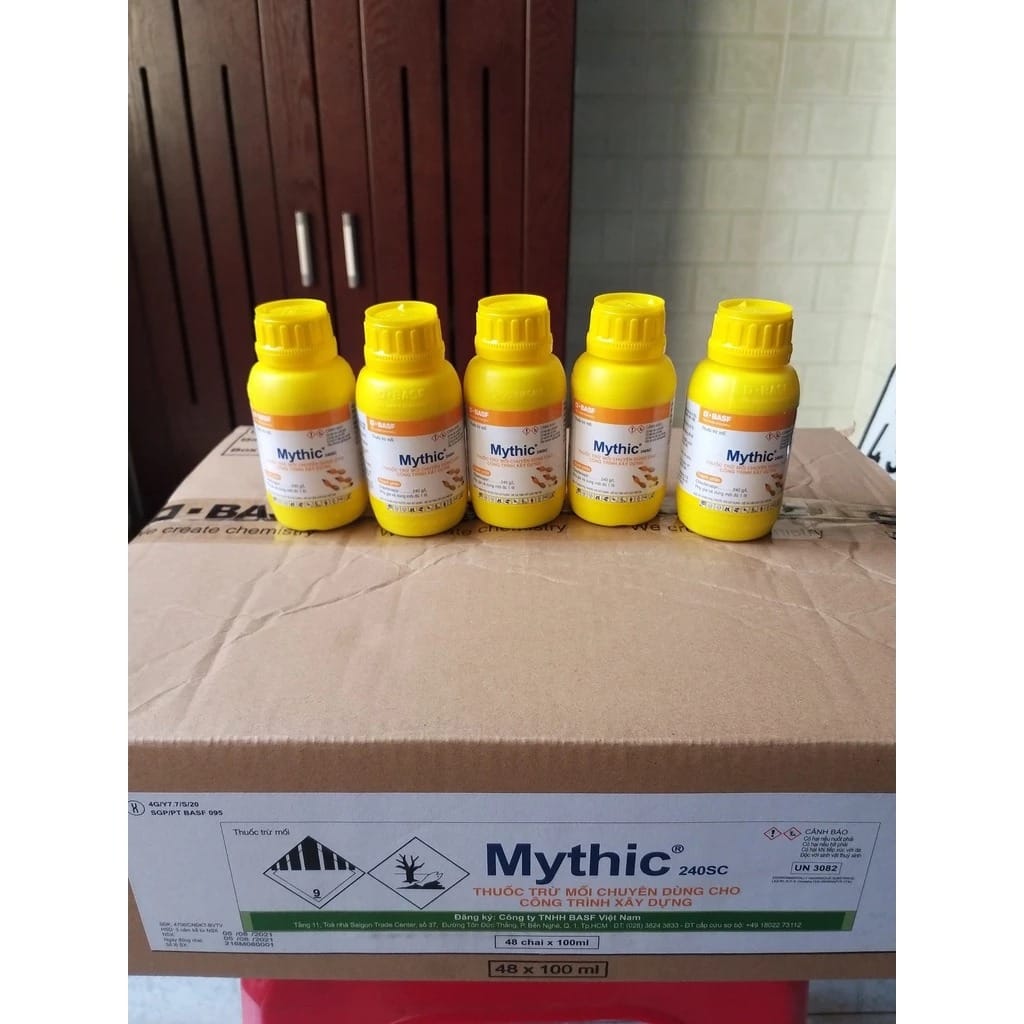 Dung dịch MYTHIC 240SC dùng để phòng chống mối nền móng