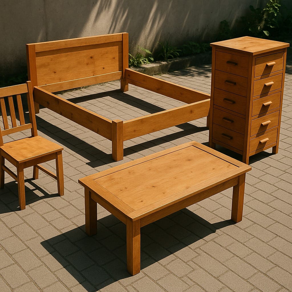 Phơi nắng đồ gỗ để diệt mối hiệu quả