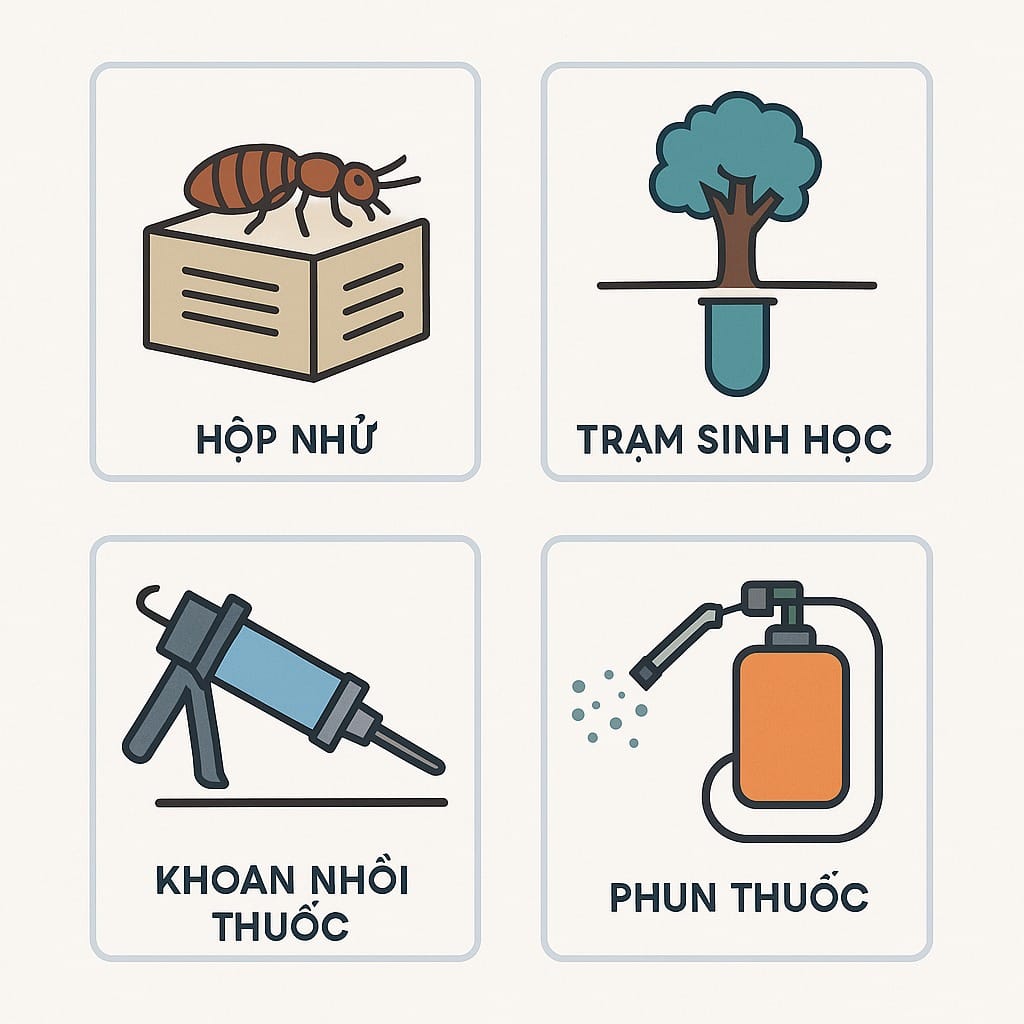 Các phương pháp diệt mối chúng tôi triển khai và đạt được hiệu quả cao