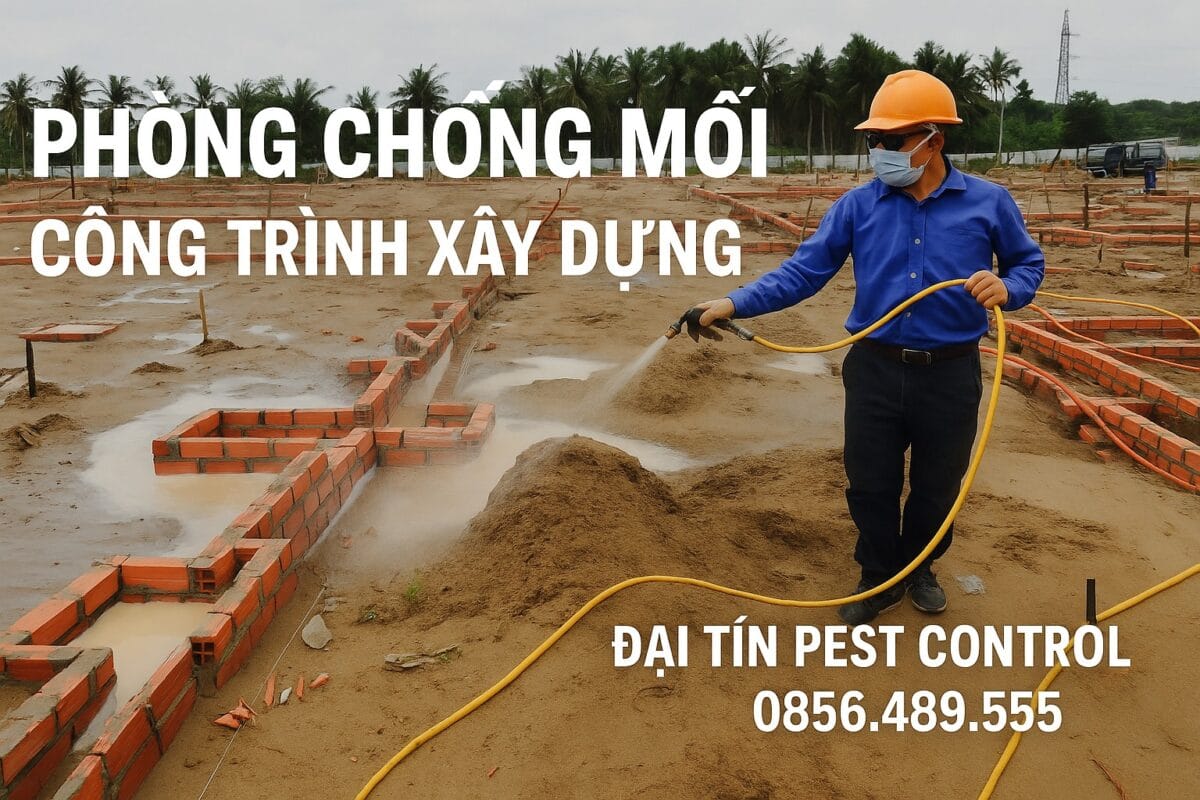 chống mối công trình xây dựng