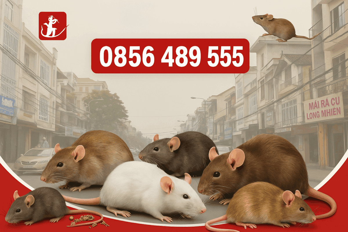 Dịch vụ diệt chuột tại quận Long Biên 📞 Gọi ngay 0856 489 555