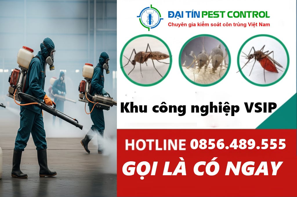 Dịch vụ phun muỗi tại khu công nghiệp VSIP