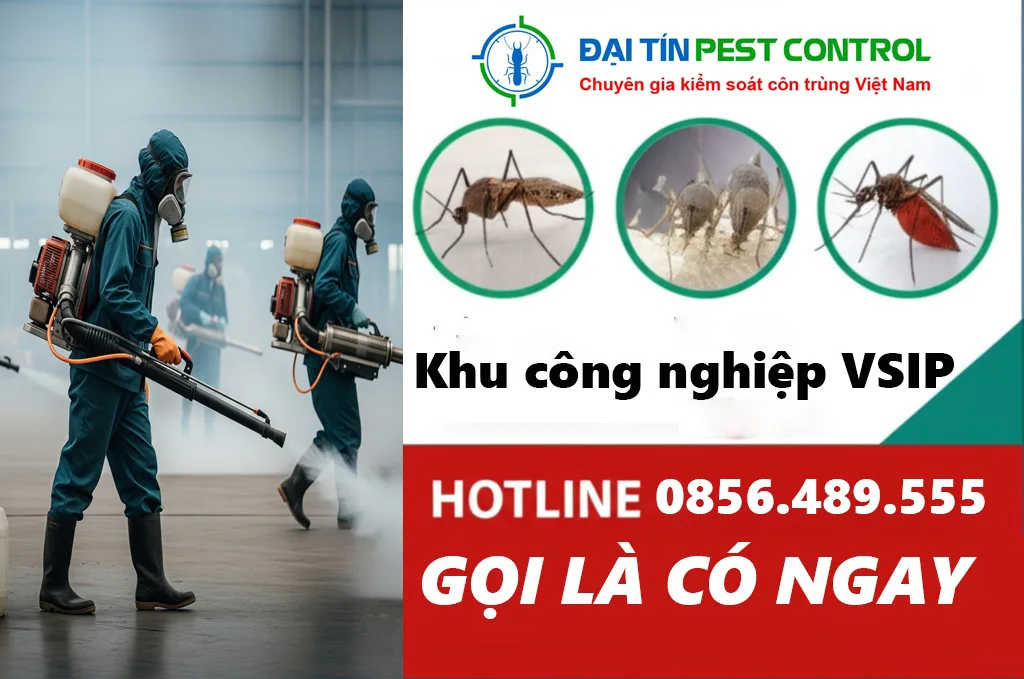 Dịch vụ phun muỗi tại khu công nghiệp VSIP